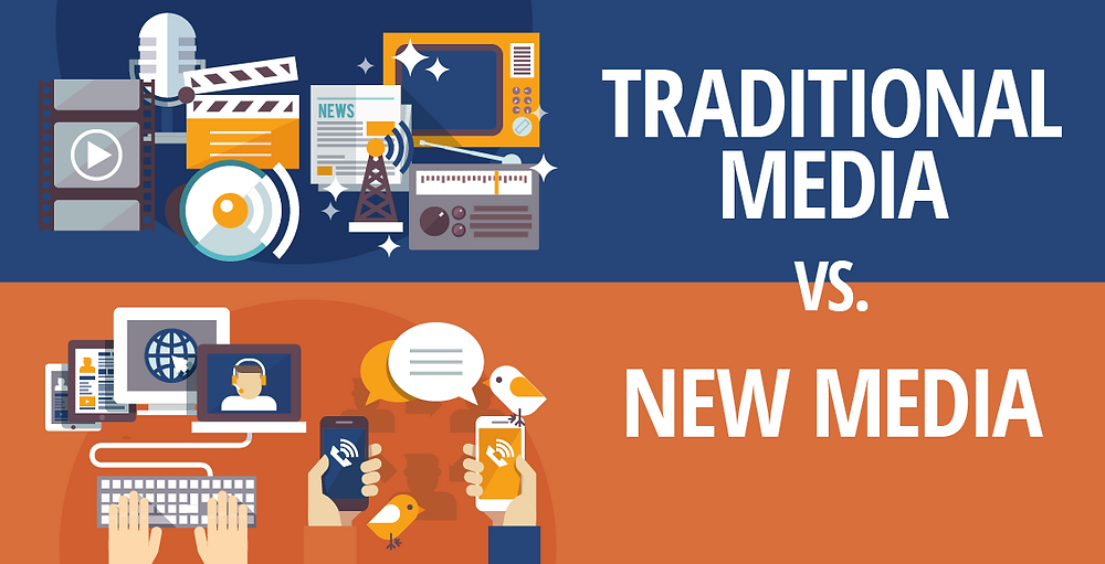 How does new media affect the traditional media?